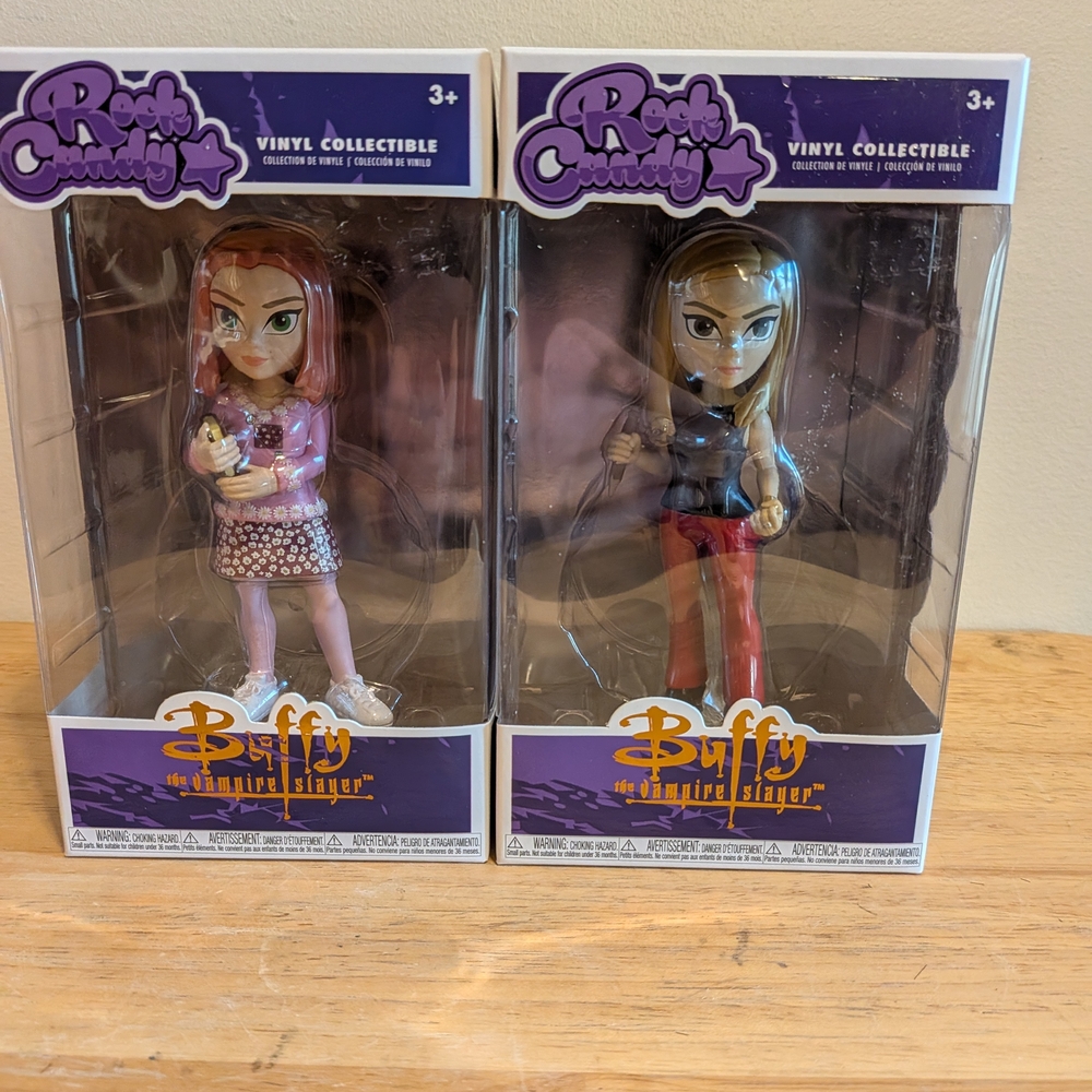 Rock & Candy Buffy Vinyl Collectible Set - Pink and Black